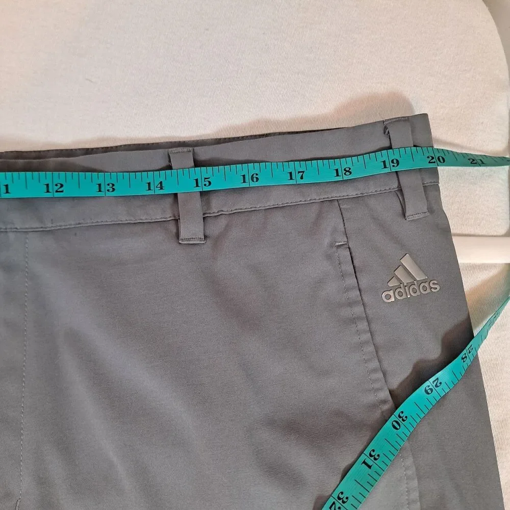 Adidas Men's 3-Stripe Golf Pants Size 38x32(40x31) B82633 Gray